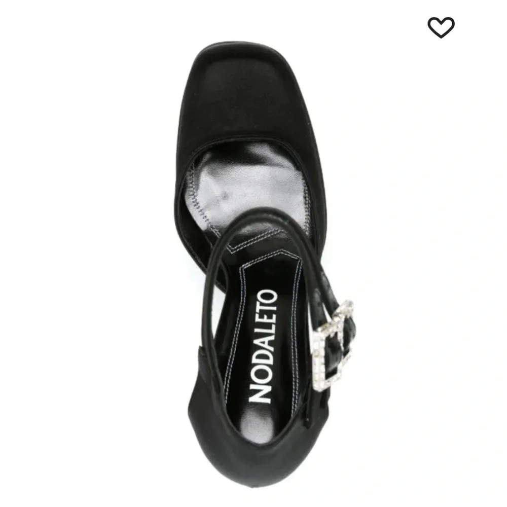 Nodaleto 120mm Angel Y satin pumps NEW